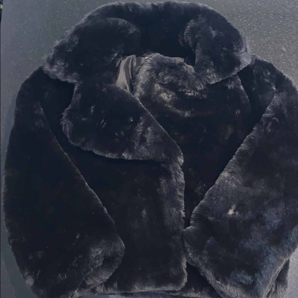 Faux fur coat